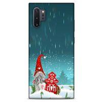 Samsung Galaxy Note 10 Plus Kılıf Snowix (34) Slim Armor Kılıf Gri Kırmızı