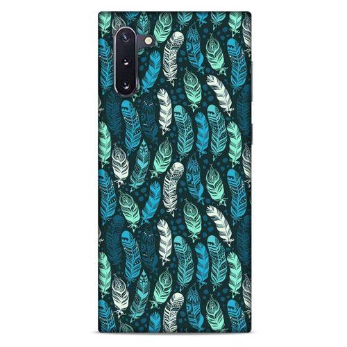 Samsung Galaxy Note 10 Kılıf Desenli Özel Seri Tüyler (46) Core Armor Kılıf