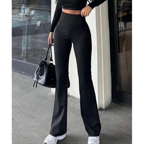 Kadın Geniş Korsaj Bel Detaylı Paçaya Doğru Geniş Yüksek Bel Dalgıç Pantolon