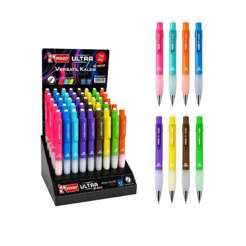 Mikro Ultra Air Grip Versatil Kalem 0,7 Uçlu Neon Mp-9394 Karışık - 1 adet