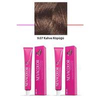 2 li Set Premium 9.07 Kahve Köpüğü - Kalıcı Krem Saç Boyası 2 X 50 g Tüp