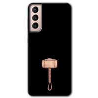 Samsung Galaxy S21 Kılıf HD Desen Baskılı Arka Kapak - Thor Çekiç