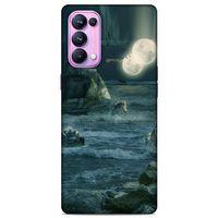 Lopard Oppo Reno 5 Pro 5G Uyumlu Kılıf Manipülasyon ☻ (13) Silikon Kap Baskılı