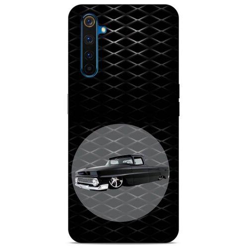 Lopard Oppo Realme 6 Uyumlu Kılıf PickUpX (49) Ultra Silikon Kılıf Simsiyah