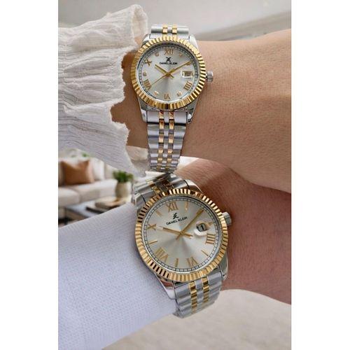 Daniel Klein Çiftlere Ve Sevgililere Özel 5 Atm 2 Yıl Garantili Bay Ve Bayan Çift Saati CF.00M4