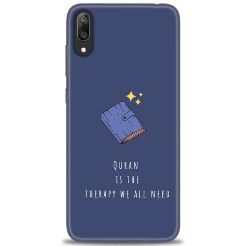 Huawei Y7 Prime 2019 Kılıf HD Baskılı Kılıf - Quran + Tam Ekran Koruyucu