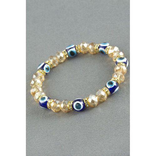 Nazar Taşlı Kristal Bileklik