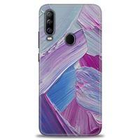 General Mobile GM 20 Pro Kılıf HD Baskılı Kılıf - Purple + Tam Ekran Koruyucu