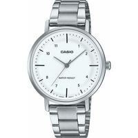 Casio LTP-VT03D-7BDF Quartz Çelik Gri Beyaz Kadran 34 mm Kadın Kol Saati