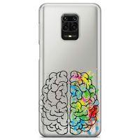 Xiaomi Redmi Note 9s Kılıf Kafamda Deli Sorular Arka Kapak Koruma Desenli Full Koruyucu