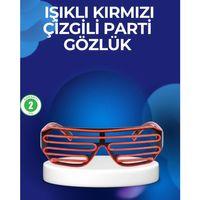 Parti Ve Festival Aksesuarı Led Işıklı Gözlük