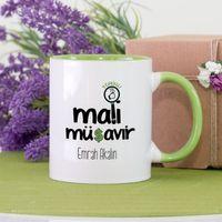 Kişiye Özel Yeminli Mali Müşavir Kupa Bardak - Yeşil