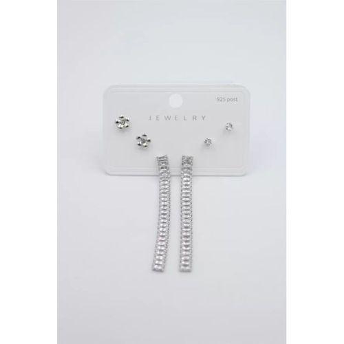 Çoklu Set Küpe - Gümüş