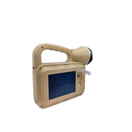 Güneş Enerjili Şömineli Çok Fonksiyonlu Çift Işık Kaynağı Usb Şarjlı Solar El Feneri