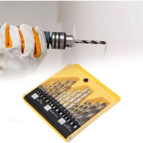 Zhltools Matkap Ucu Seti- Beton Metal Ahşap Matkap Ucu Drill Bits Set 16 lı SET