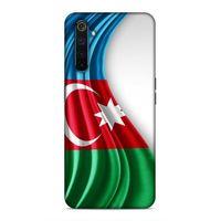 Realme 6 Uyumlu Kılıf Azarbaijan (21) Koruyucu Kapak Bayrak