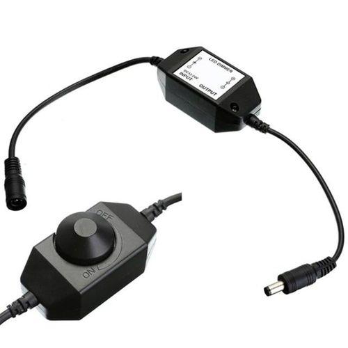 Powermaster DC12V-DC24V 2A Tek Renkli Şerit Led Dimmer Işık Şiddeti Kontrolü