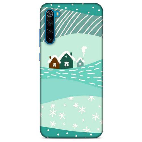 Xiaomi Redmi Note 8T Kılıf Snowix (16) Kalın Kılıf Su Yeşili