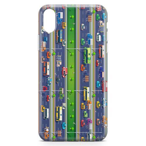 Apple iPhone XR Kılıf Otoyol Arka Kapak Koruma Desenli Full Koruyucu