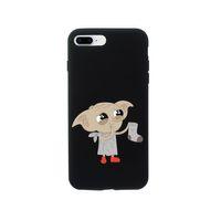 iPhone 7 Plus Dobby Tasarımlı Siyah Telefon Kılıfı