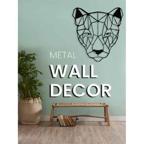 Leopar Metal Duvar Dekoru