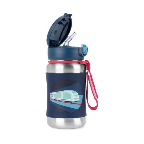 Skip Hop Skip Hop Zoo Pipetli Paslanmaz Çelik Suluk 350 ml Tren