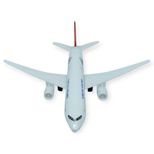 Çek Bırak Metal Yolcu Uçağı - 15 cm - Küçük Boy