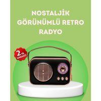Nostaljik Retro Radyo – Bluetooth, Usb Ve Fm Özellikli Şık Tasarım