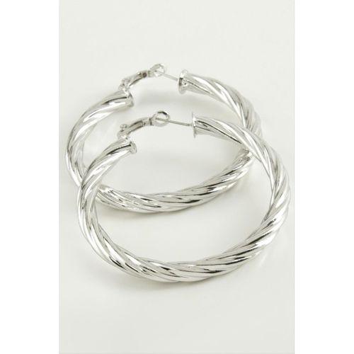 Burgulu Halka Küpe 6 cm