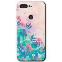 MRCİLETİSİM General Mobile GM 9 Pro Kılıf HD Desen Baskılı Arka Kapak + Temperli Cam - Çizim Yapraklar