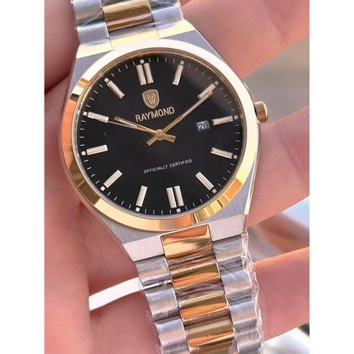 Raymond Nişan Ve Damatlara Özel Çelik Kordon 2 Yıl Garantili 5 Atm Erkek Kol Saati+Bileklik RMD.27