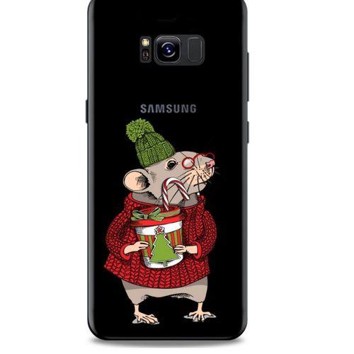 Zoologix (23) Samsung Galaxy S8 Plus Şeffaf Kılıf Silikon Desenli