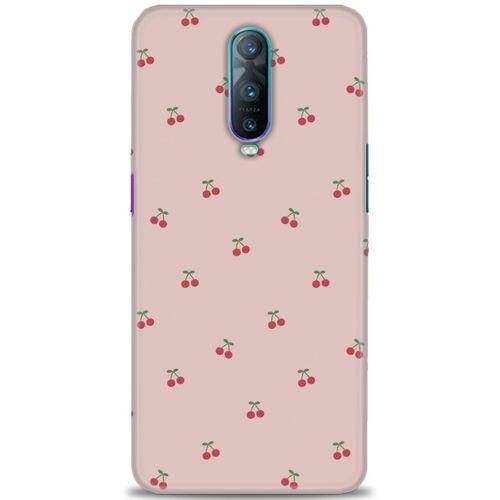Oppo RX17 Pro Kılıf HD Baskılı Kılıf - Kirazlar + Tam Ekran Koruyucu
