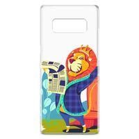 Samsung Galaxy Note 8 Kılıf Aslan Kral Arka Kapak Koruma Desenli Full Koruyucu