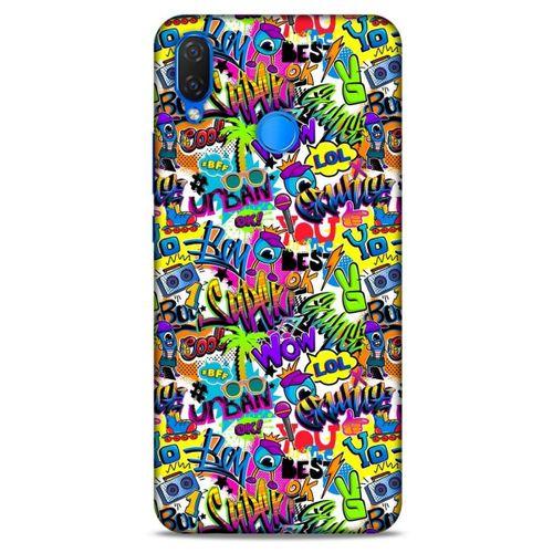 Graffitix (22) Desenli Silikon Kapak Huawei Psmart 2019 Kılıf