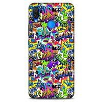 Graffitix (22) Desenli Silikon Kapak Huawei Psmart 2019 Kılıf