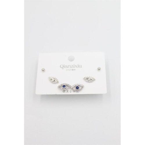 Çoklu Set Küpe - Gümüş