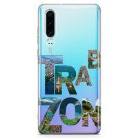 Huawei P30 Kılıf Trabzon Gezi Arka Kapak Koruma Desenli Full Koruyucu