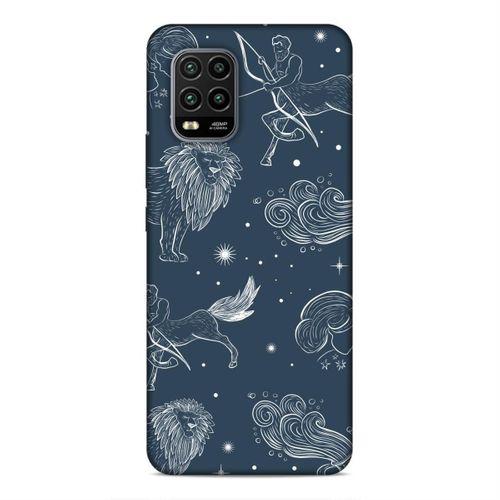 Xiaomi Mi 10 Lite Kılıf Astroloji Burc Haritasi Arka Kapak Silikon Koruma Full Koruyucu