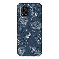 Xiaomi Mi 10 Lite Kılıf Astroloji Burc Haritasi Arka Kapak Silikon Koruma Full Koruyucu