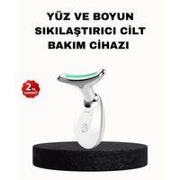 Ems Mikro Akım Yüz Ve Boyun Sıkılaştırıcı Cihaz 7000 Vpm Titreşim Isı Terapili