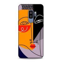 Samsung Galaxy S9 Plus Uyumlu Kılıf Face'X 47 Crystal Flex Kılıf İllustrasyon