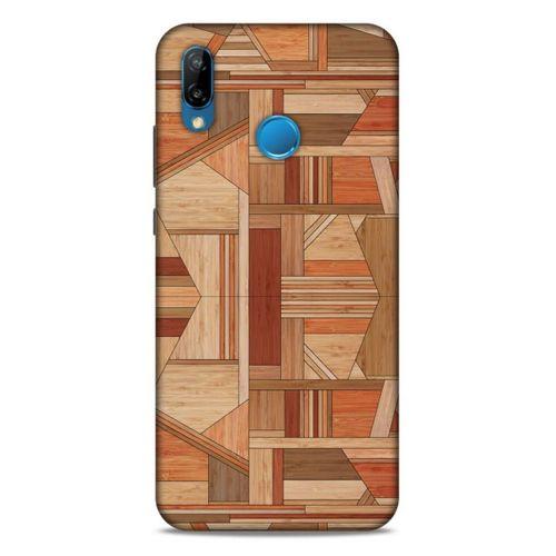 Lopard Huawei P20 Lite Uyumlu Kılıf Wood'X (43) Thin Fit Kılıf Baskılı