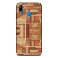Lopard Huawei P20 Lite Uyumlu Kılıf Wood'X (43) Thin Fit Kılıf Baskılı