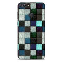 Huawei Psmart Kılıf Patchwork (46) Core Armor Kılıf Gri Cam Göbeği