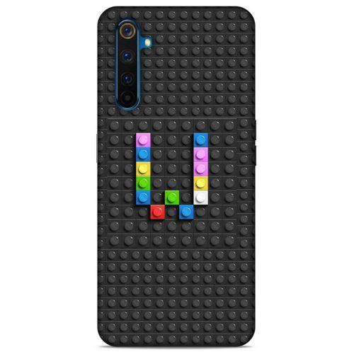 Lopard Oppo Realme 6 Uyumlu Kılıf BloX (39) Liquid Crystal Kılıf W Harfi