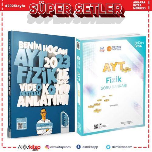 Benim Hocam 2023 AYT Fizik Konu ve Üç Dört Beş Soru Bankası Seti 2 Kitap