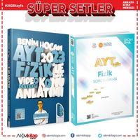 Benim Hocam 2023 AYT Fizik Konu ve Üç Dört Beş Soru Bankası Seti 2 Kitap