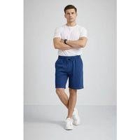 Erkek Otoban Dokuma Şort Beli Lastikli Bağcıklı, Cepli, Rahat Kesim Günlük Yazlık Şort - İndigo