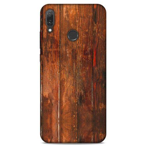 Lopard Huawei Y9 2019 Uyumlu Kılıf Wood'X (4) Koruma Kılıfı Desenli